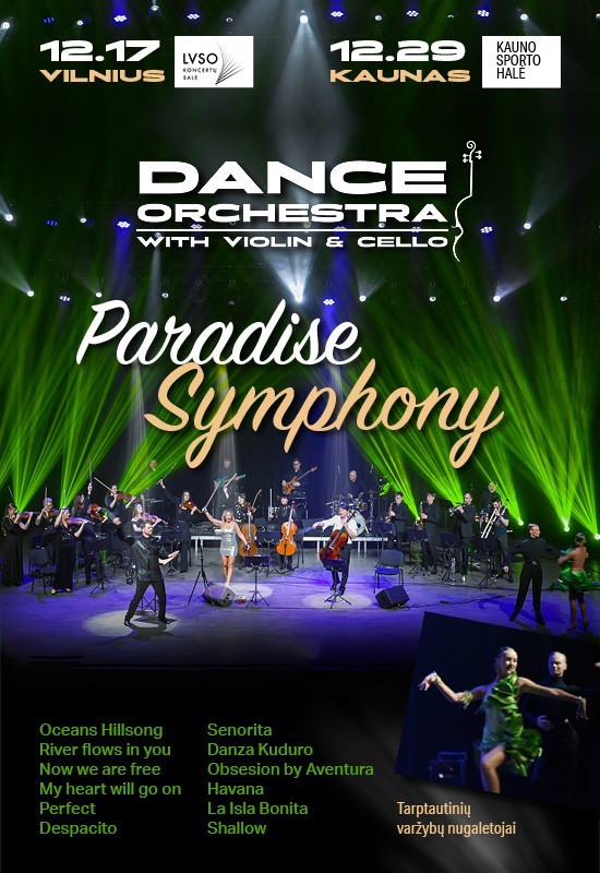 Buy tickets PARADISE SYMPHONY | KAUNAS Kaunas, Kauno sporto halė December 29