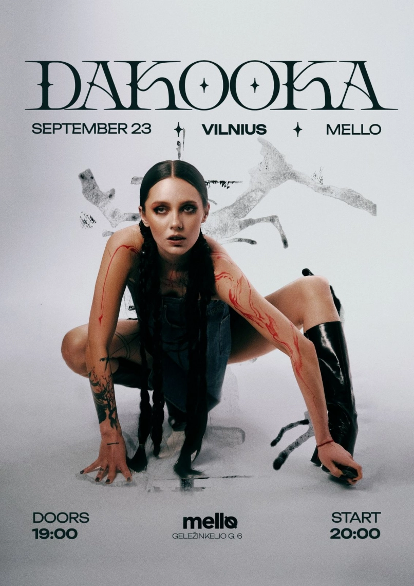 Купить билеты Dakooka | Vilnius Vilnius, Mello Сентябрь 23