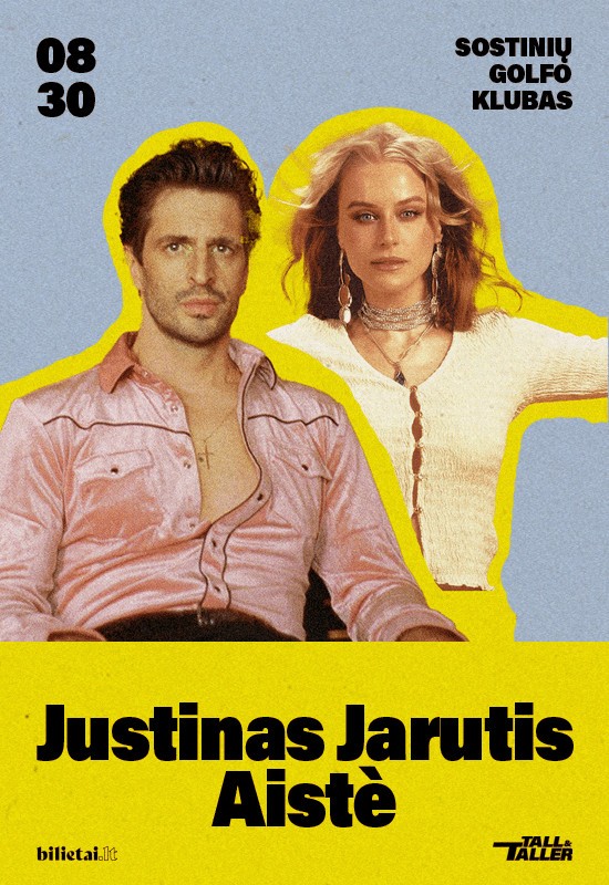 Pirkt biļetes JUSTINAS JARUTIS + AISTÈ Elektrėnai, Sostinių golfo klubas Augusts 30