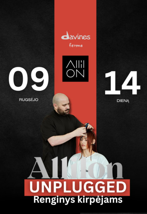 Buy tickets ALLILON UNPLUGGED renginys kirpėjams Trakai, Davines Ferma | UAB EMBLIKA September 14
