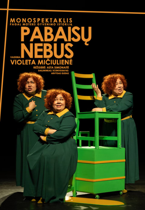 Купить билеты Monospektaklis PABAISŲ NEBUS Panevėžys, Panevėžio muzikinis teatras Сентябрь 25
