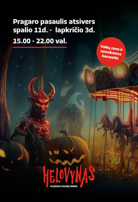 Купить билеты Helovynas Vilniaus Kalnų parke Vilnius, Kalnų parkas Октябрь 12-13