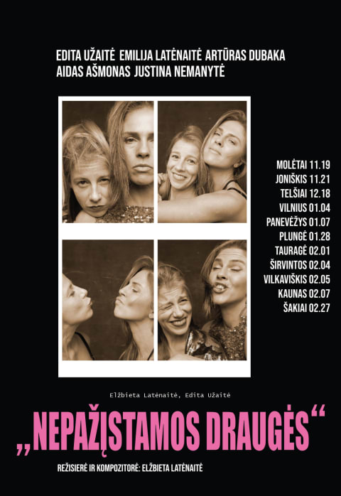 Pirkti bilietus Spektaklis „Nepažįstamos draugės“ Panevėžys, Panevėžio muzikinis teatras Sausis 07