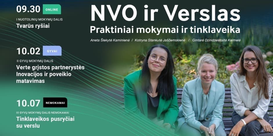 Pirkti bilietus „Kaip kurti tvarius ryšius ir verte grįstas partnerystes su verslu, įtraukiant inovacijas į poveikio matavimą?“ Kaunas, Nacionalinis M. K. Čiurlionio dailės muziejus Rugsėjis 30
