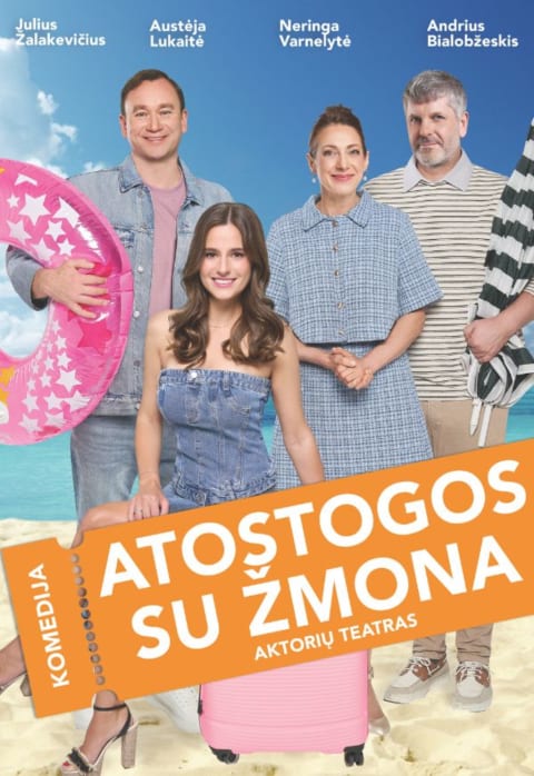 Купить билеты KOMEDIJA I ATOSTOGOS SU ŽMONA I AKTORIŲ TEATRAS Klaipėda, Klaipėdos koncertų salė Октябрь 17