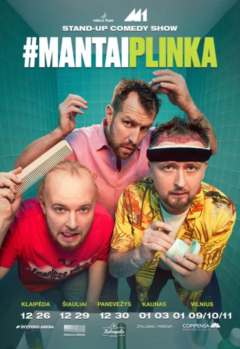 Pirkti bilietus #MantaiPlinka: Stonkus, Katleris ir Bartuševičius | Vilnius Vilnius, COMPENSA koncertų salė Sausis 11
