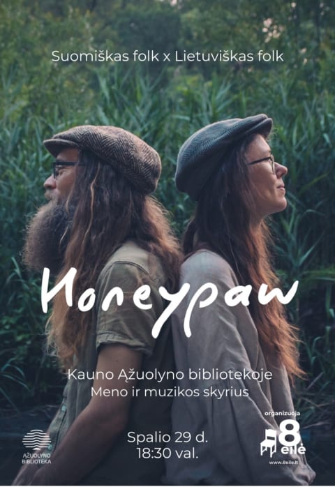 Pirkti bilietus Honeypaw | Folkloro koncertas Kaunas, Ąžuolyno bibliotekos žvaigždžių salė Spalis 29