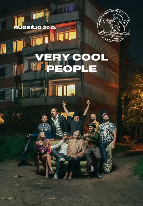 Pirkti bilietus Very Cool People Palanga, Muzikos klubas Vandenis Rugsėjis 20