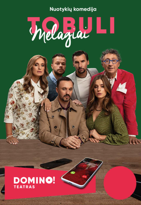 Pirkti bilietus DOMINO teatras | komedija TOBULI MELAGIAI Vilnius, DOMINO teatras Lapkritis 12