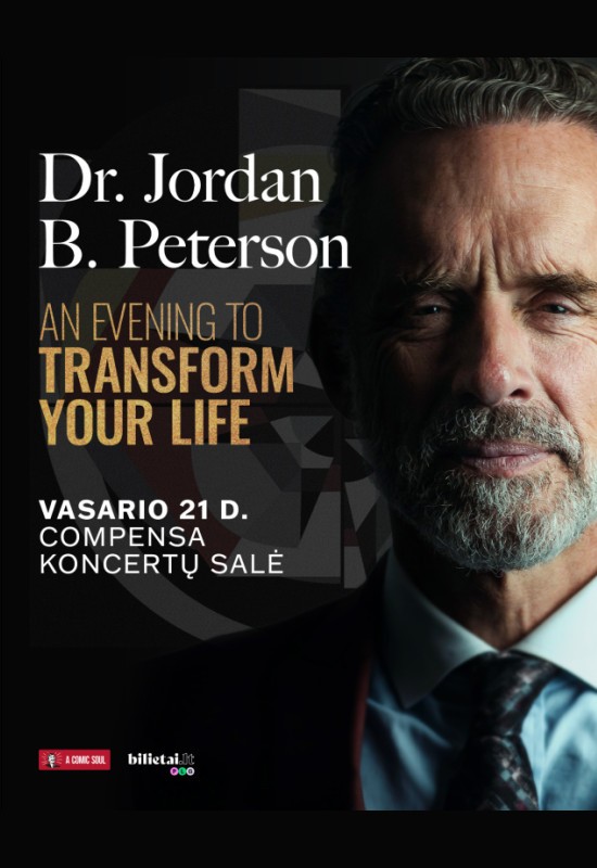 Pirkti bilietus Dr. Jordan B. Peterson: An Evening to Transform Your Life Vilnius, COMPENSA koncertų salė Vasaris 21