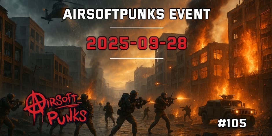 Pirkti bilietus AirsoftPunks Event #105 Vilnius, Airsoft Punks Rugsėjis 28