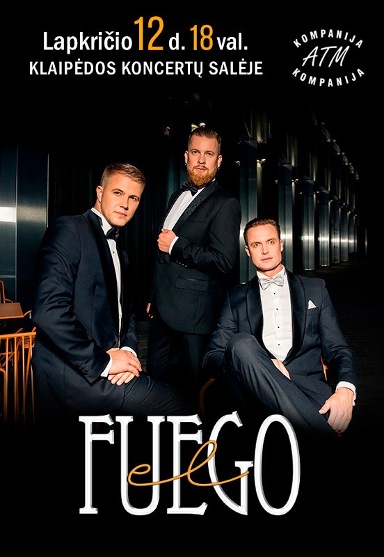 Buy tickets (Perkeltas) Grupė EL FUEGO Klaipėda, Klaipėdos koncertų salė November 12