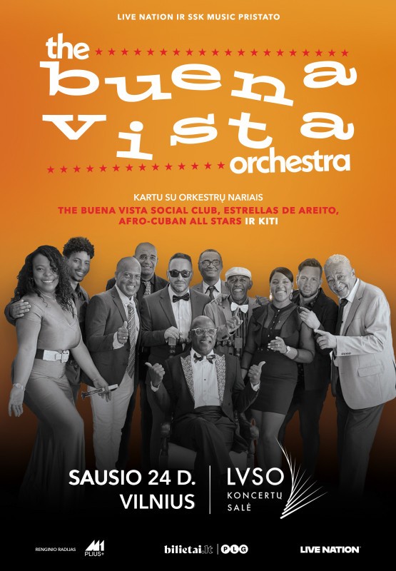Pirkti bilietus The Buena Vista Orchestra Vilnius, LVSO koncertų salė Sausis 24