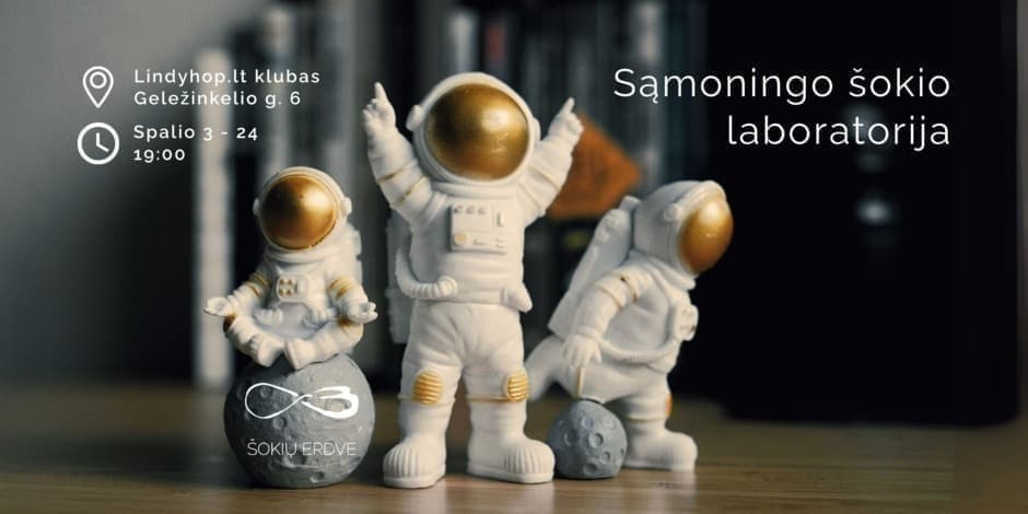 Pirkti bilietus Sąmoningo šokio laboratorija Vilnius, Lindyhop.lt klubas Spalis 03