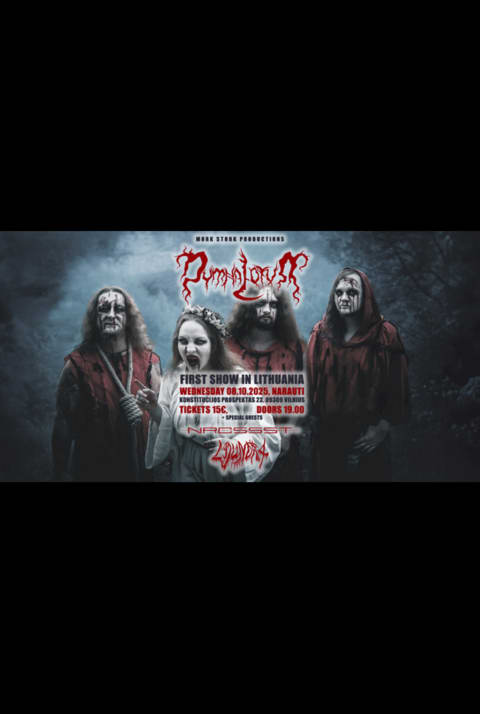 Pirkt biļetes Dymna Lotva + NRCSSST + LIJUNDRA | VILNIUS, nArauti Vilnius, Gyvos muzikos klubas „nArauti“ Oktobris 08