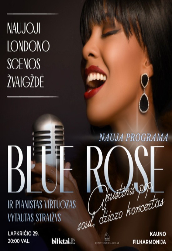 Buy tickets Blue Rose. Akustinis pop, soul, džiazo koncertas. Nauja Programa | Kaunas Kaunas, Kauno valstybinė filharmonija November 29