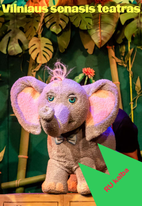 Buy tickets Pagal Rudyardo Kiplingo kūrybą „SMALSUSIS DRAMBLIUKAS“  (Rež. J. Rusakova) Vilnius, Vilniaus Senasis Teatras November 30