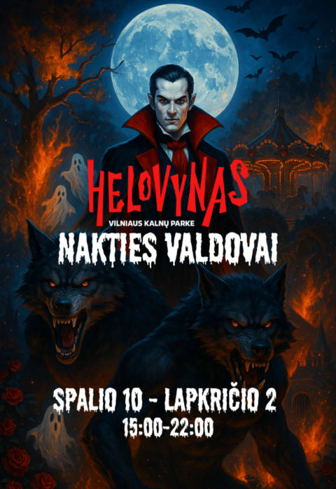 Pirkti bilietus Helovynas Kalnų parke. Nakties valdovai Vilnius, Kalnų parkas Spalis 13-17