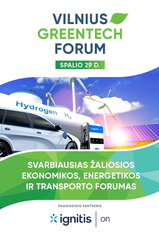 Pirkti bilietus FORUM GREENTECH VILNIUS Vilnius, Radisson Blu Hotel Lietuva Spalis 29