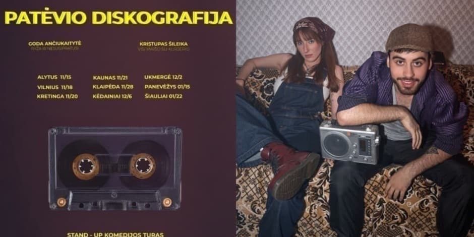 Pirkti bilietus PATĖVIO DISKOGRAFIJA | Stand Up Pasirodymas | KĖDAINIAI Kėdainiai, „Grėjaus namas“ Gruodis 06