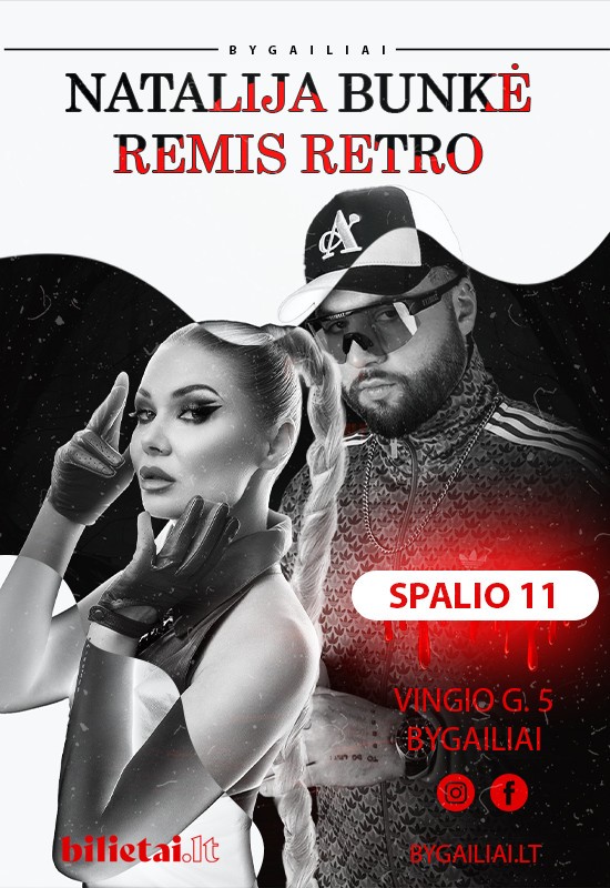 Buy tickets Bygailių helovino parko atidarymas: Natalija Bunkė ir Remis Retro Bygailių kaimas, Bygailių pramogų parkas October 11