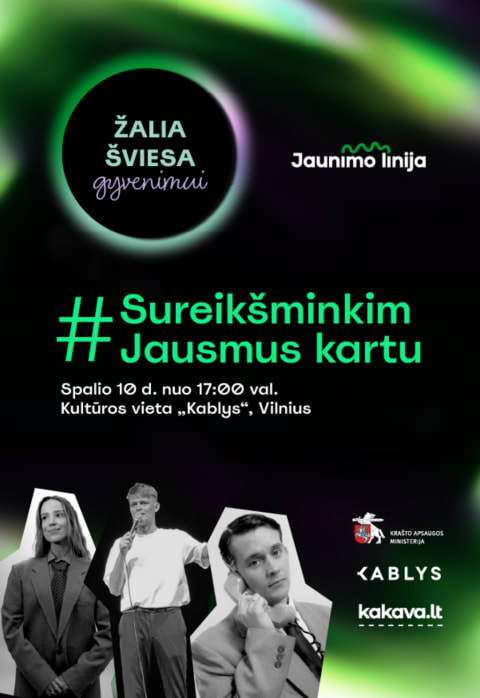 Pirkti bilietus Sureikšminkim jausmus kartu Vilnius, Kablys + Kultūra Spalis 10