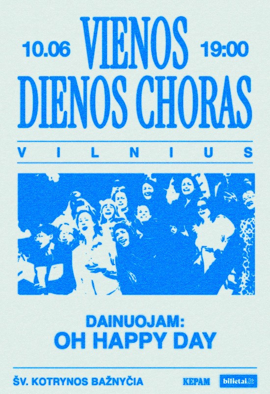 Pirkti bilietus Vienos dienos choras Vilnius, Šv. Kotrynos bažnyčia Spalis 06