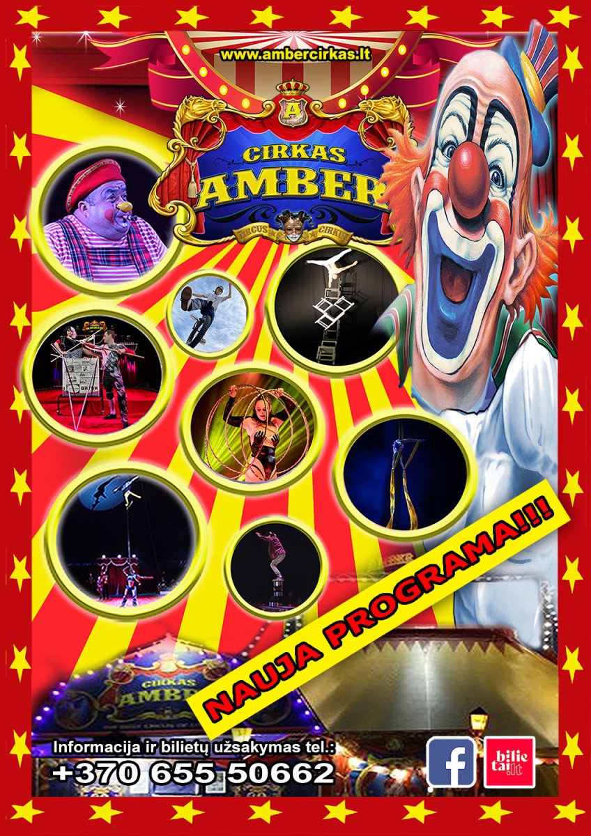 Pirkti bilietus AMBER CIRKAS | Biržai Biržai, AMBER CIRKAS | Biržai Rugsėjis 28