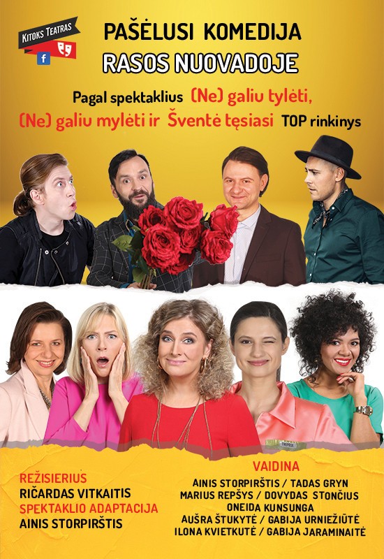 Pirkti bilietus (PERKELTAS) Pašėlusi komedija | Kaunas Kaunas, Kauno kultūros centro Girstučio padalinys Lapkritis 17