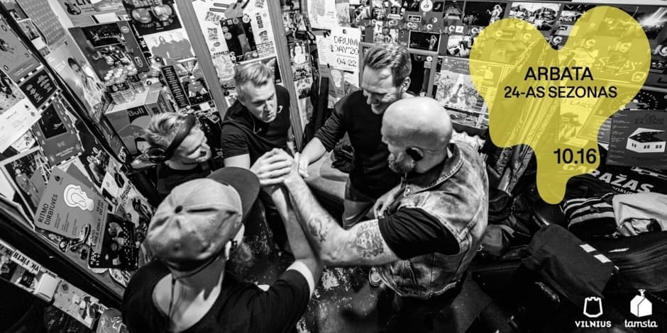 Pirkti bilietus ARBATA | 24-as Sezonas | TAMSTA Vilnius, TAMSTA muzikos klubas Spalis 16