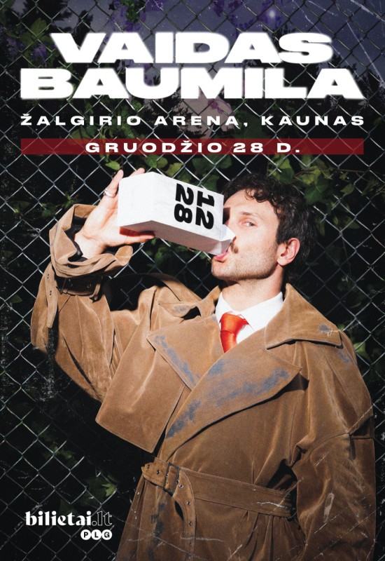 Pirkti bilietus Vaidas Baumila | Žalgirio arena Kaunas, Kauno Žalgirio arena Gruodis 28