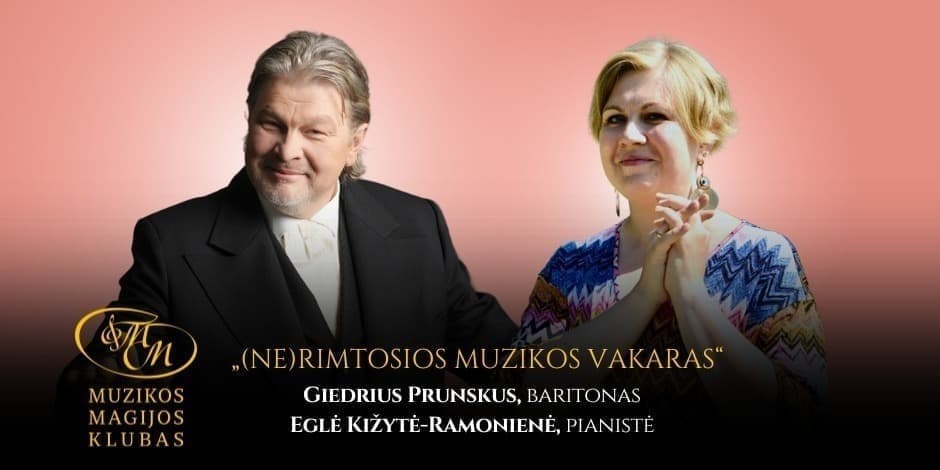 Купить билеты (Ne)rimtosios muzikos vakaras | Giedrius Prunskus, Eglė Kižytė-Ramonienė Vilnius, Muzikos magijos klubas Октябрь 02
