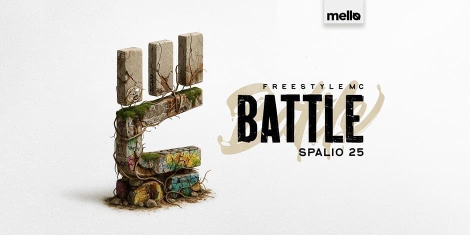 Pirkti bilietus FREESTYLE MC BATTLE 2025 Vilnius, Mello Spalis 25
