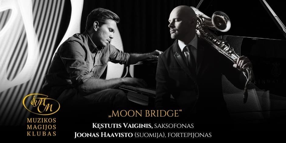 Pirkti bilietus Moon Bridge | Kęstutis Vaiginis, Joonas Haavisto Vilnius, Muzikos magijos klubas Lapkritis 14