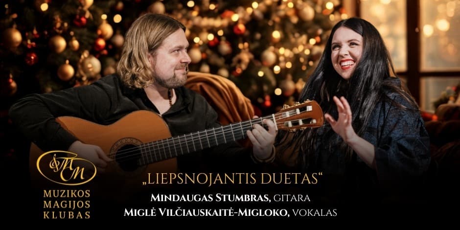 Купить билеты Liepsnojantis duetas | Migloko ir Mindaugas Stumbras Vilnius, Muzikos magijos klubas Декабрь 04