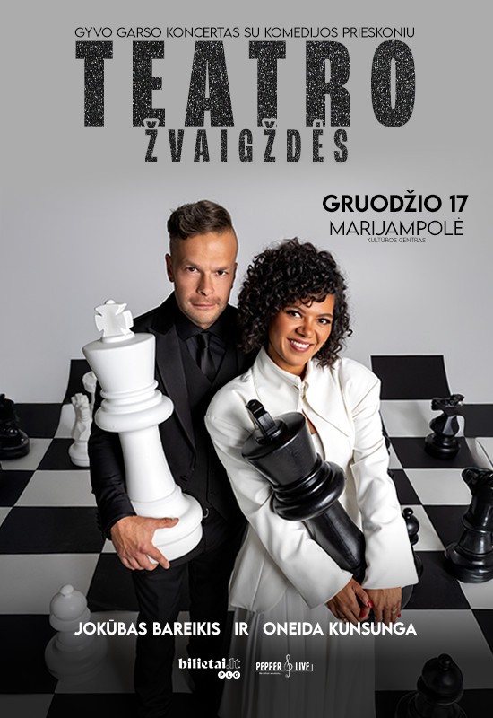 Pirkti bilietus TEATRO ŽVAIGŽDĖS | Marijampolė Marijampolė, Marijampolės kultūros centras Gruodis 17