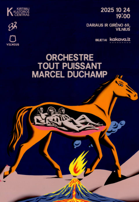 Pirkti bilietus Orchestre Tout Puissant Marcel Duchamp (Šveicarija) koncertas | Vilnius Vilnius, Kirtimų kultūros centras Spalis 24