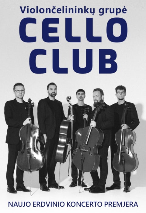 Pirkti bilietus Violončelių grupė CELLO CLUB: naujo erdvinio koncerto premjera Vilnius, Šv. Kotrynos bažnyčia Spalis 27