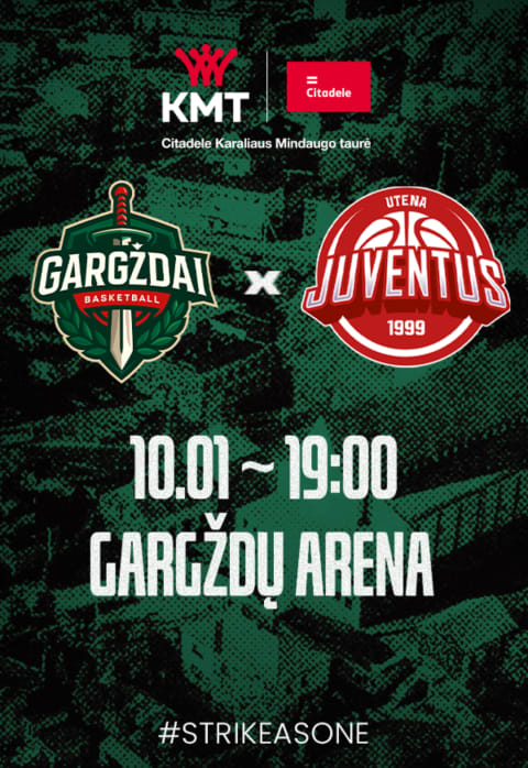 Buy tickets KMT: Gargždų „Gargždai“ - Utenos „Juventus“ Gargždai, Gargždų sporto centras October 01