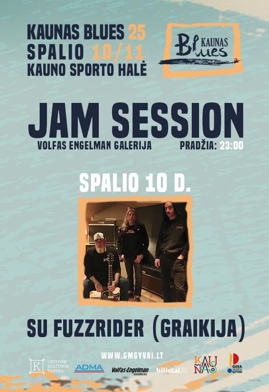 Pirkti bilietus Festivalis Kaunas Blues: JAM SESSION Kaunas, Volfas Engelman galerija Spalis 10-11