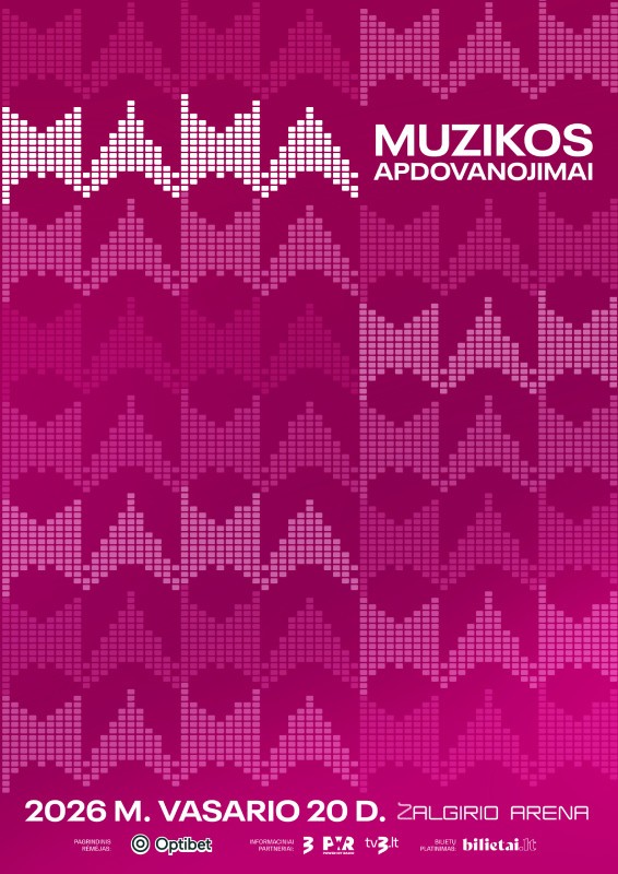 Buy tickets Metų muzikos apdovanojimai M.A.M.A. 2025 Kaunas, Kauno Žalgirio arena February 20