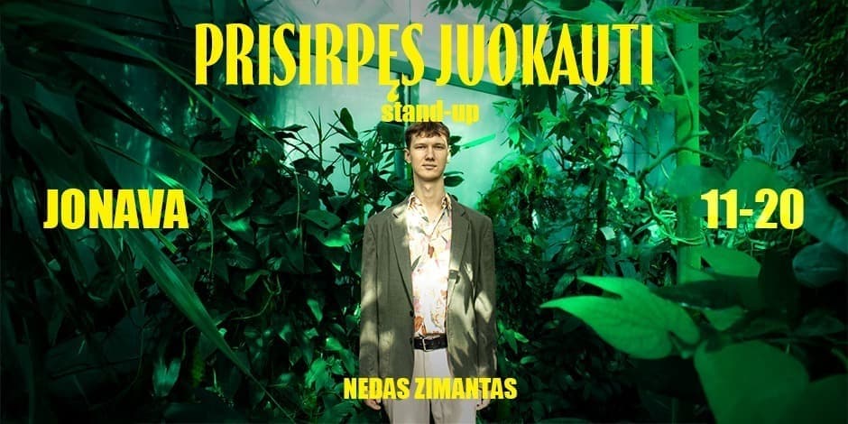 Pirkti bilietus Nedas Zimantas stand-up: PRISIRPĘS JUOKAUTI | JONAVA Jonava, V.A.U Bar-Restaurant Lapkritis 20
