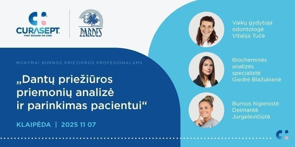 Pirkti bilietus KLAIPĖDA | Dantų priežiūros priemonių analizė ir parinkimas pacientui Klaipėda, UAB „Pardes“ Lapkritis 07