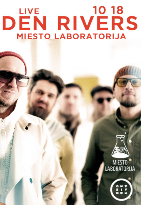Pirkti bilietus Den Rivers koncertas Miesto Laboratorijoje Vilnius, Miesto laboratorija Spalis 18