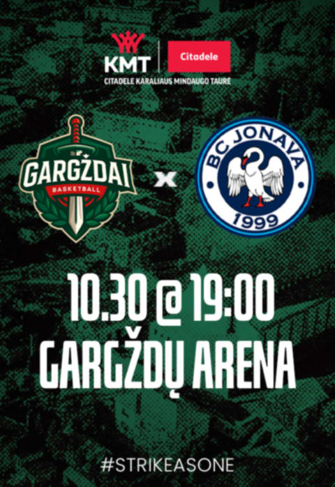 Купить билеты KMT: Gargždų „Gargždai“ - Jonavos „Jonava“ Gargždai, Gargždų sporto centras Октябрь 30
