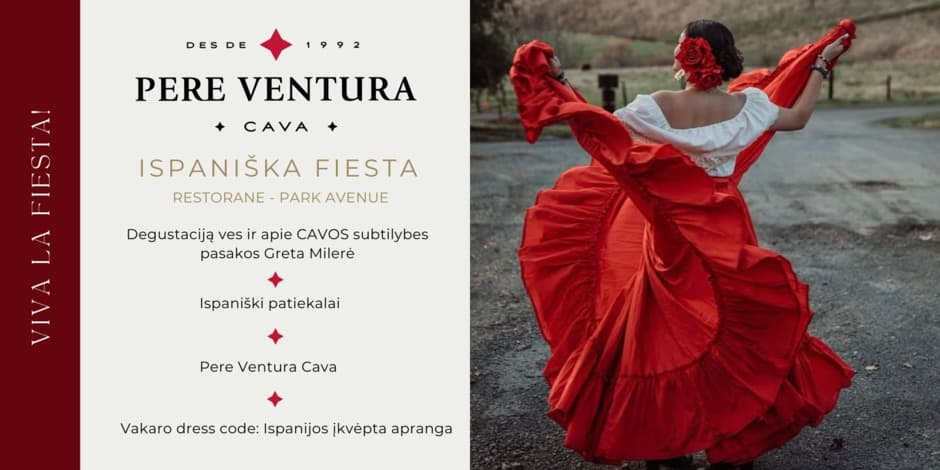 Pirkti bilietus Degustacija alsuojanti Ispanijos dvasia! Kaunas, Park Avenue Spalis 16