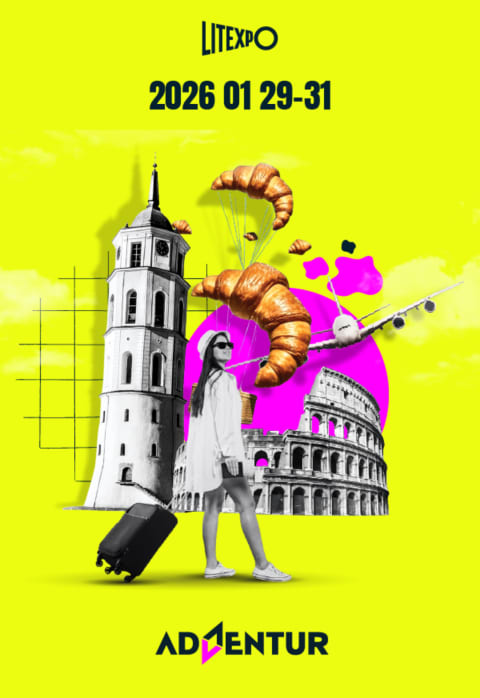 Pirkti bilietus ADVENTUR 2026 Vilnius, Lietuvos parodų ir kongresų centras LITEXPO Sausis 30-31