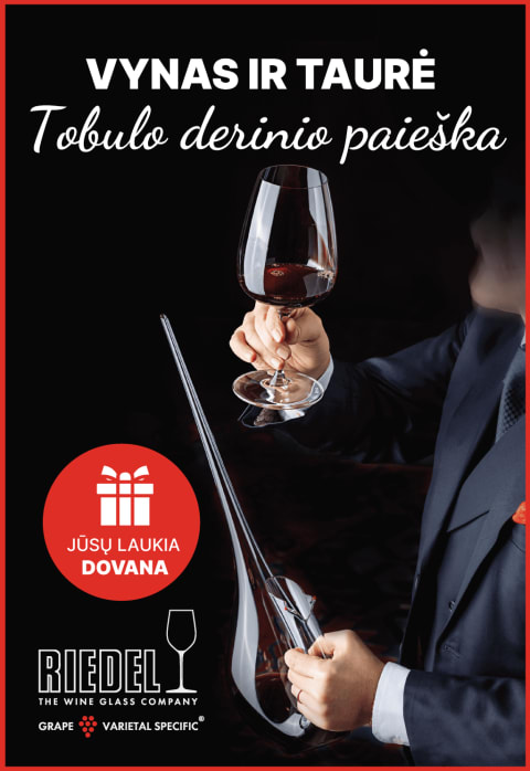 Pirkti bilietus Taurių ir vyno derinimo vakaras „Jei vynas galėtų rinktis Taurę – jis rinktųsi Riedel“ Vilnius, Gastro Studija Lapkritis 11