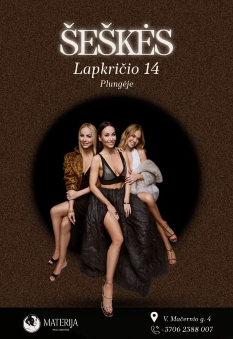 Купить билеты Grupės ŠEŠKĖS koncertas Plungė, Materija Restobaras Ноябрь 14