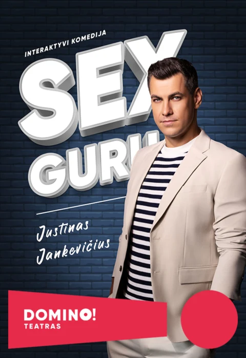 Pirkti bilietus DOMINO teatras | interaktyvi komedija SEX GURU Vilnius, DOMINO teatras Gruodis 18